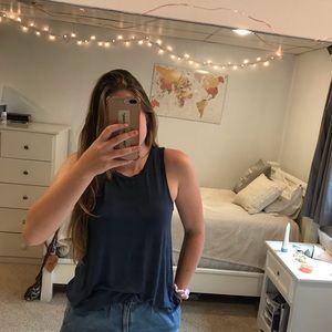 blue and purple tank top. BOTH shirts in one